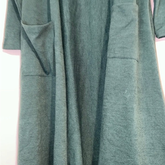 Lularoe Green Duster Cardigan Size Small - Picture 3 of 5